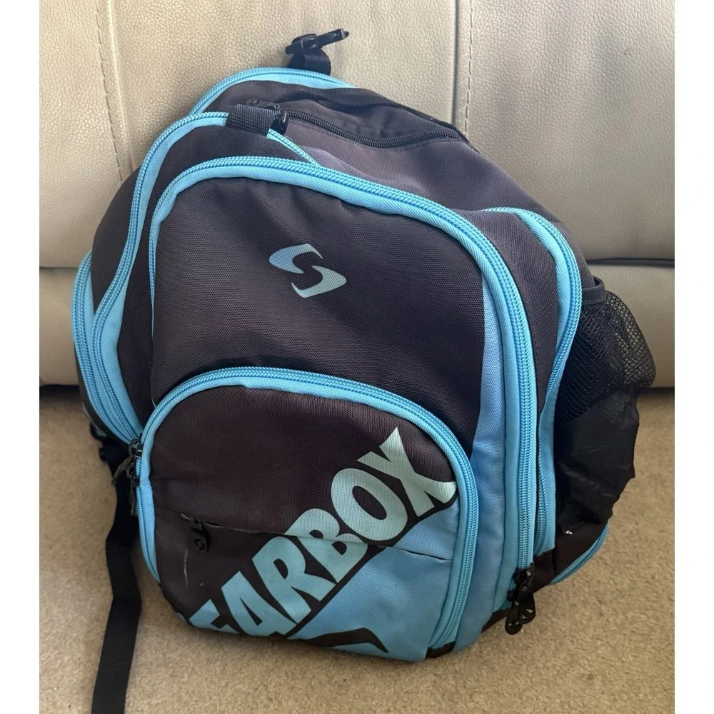 Gearbox Core Court‎ Pickleball Backpack 22 Black Blue, VGUC